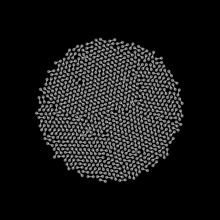 Preliminary sketch of bacteria simulation.