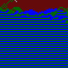 Experimental tile generator that combines Markov chains and Cellular Automata